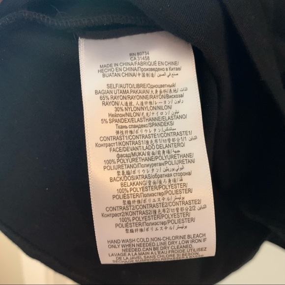 💞3 for $50💞BCBGMAXAZRIA black dress with faux leather sleeve  size medium - Picture 12 of 12